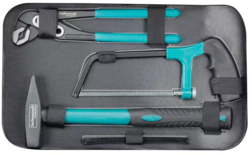 TECHNOCRAFT ABS-Werkzeugkoffer Pro Mini 109-TLG 3/8", im Kunststoffkoffer - Werkzeugkoffer,Sortimentskoffer,Behälter