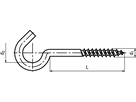 Waschseilhaken Holzgew St vzb BN54208 7,8/80/22 - Bossard Schrauben