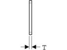 Dämmunterlage 12 x 5cm 461.194.00.1 - Geberit-Duofix