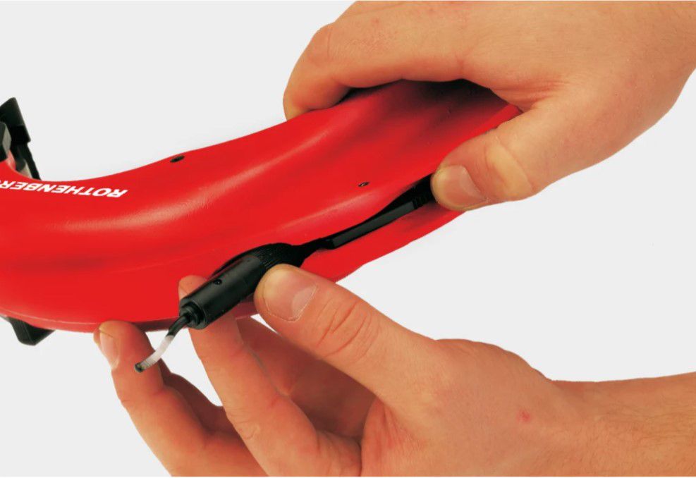 ROTHENBERGER TUBE CUTTER Kunststoffrohr-Abschn. 7.0033,Gr.3,Ø100-168mm,PP/PE/PEX/PB/PVDF - Sanitärwerkzeuge