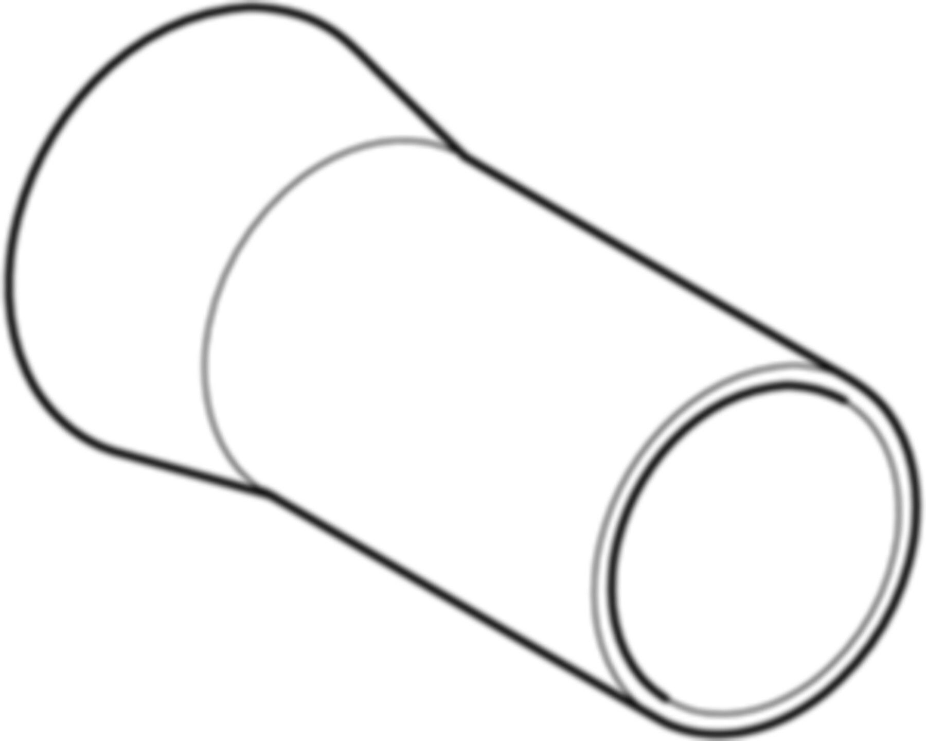 Übergang 1.4404 18mm - 21.3mm 32413 mit Anschweiss- und Einschubende - Mapress-Sanitär-Presssystem-Formstücke