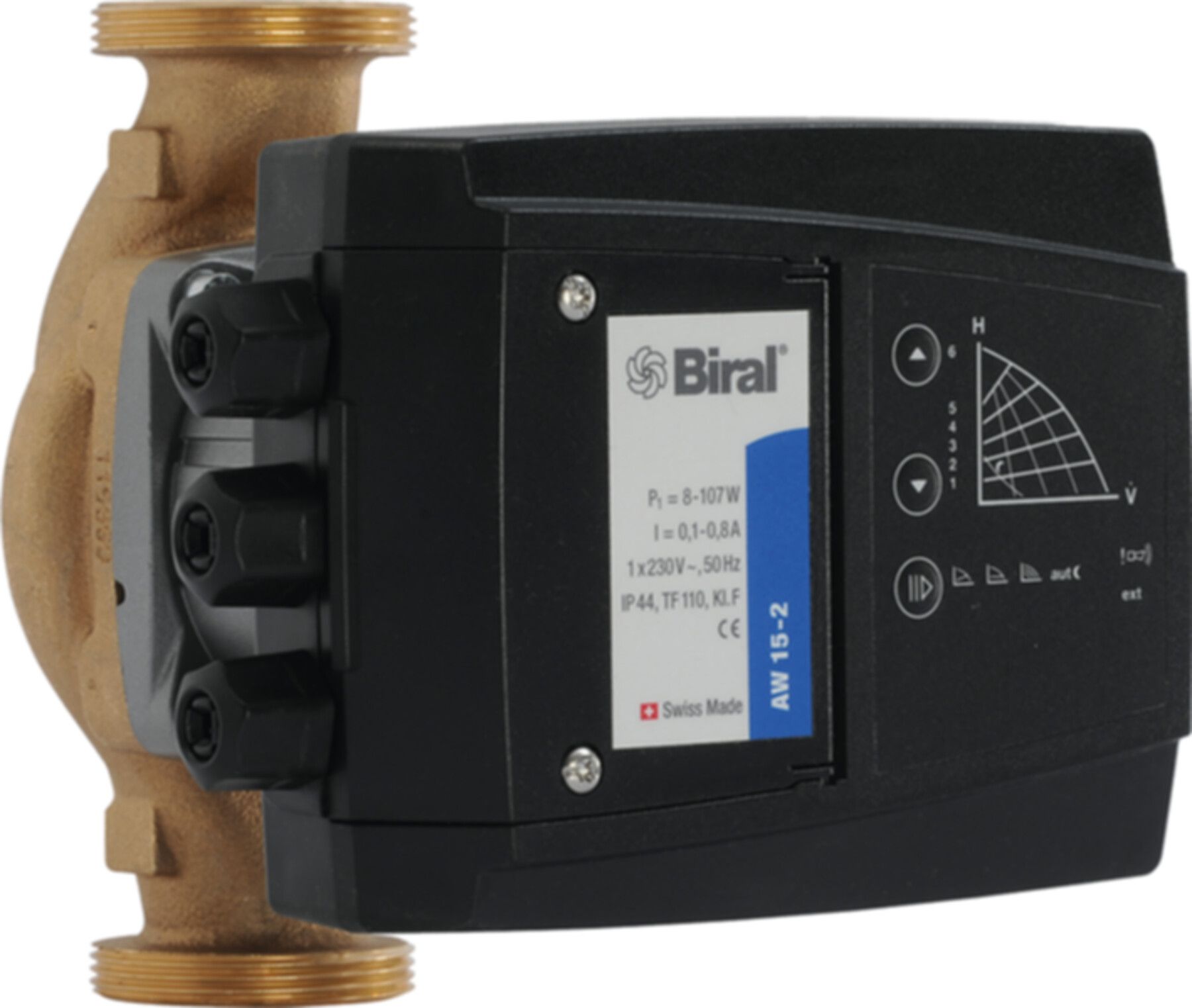 Brauchwasserpumpe AW 15-2 1x230V R 2" PN 10 180 mm - Biral Pumpen