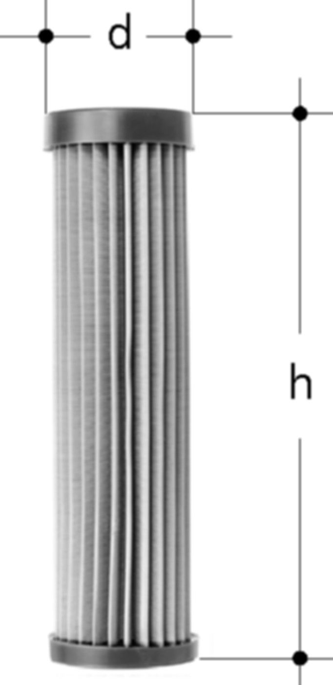 Filtereinsatz Inox 50my 1839.050 für 1350-1363, 1830-1846 - JRG Armaturen