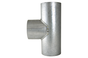T-Stücke verzinkt 90° 105/105mm 825 - Ofenrohre und Zubehör