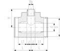 COOL-FIT Installationsfitting mit IG 110/160mm x 3/4" 738 313 464 - GF COOL-FIT 2.0