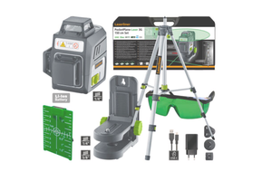 LASERLINER PocketPlane-Laser 3G Set 150 cm inkl. Koffer, Halterung, Stativ, Laserbrille uvm. - Kontrollieren