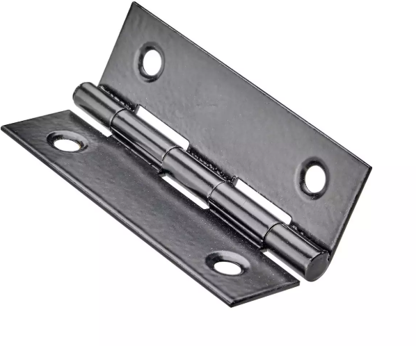 Hettich Scharnier Stahl schwarz, 50 x 30 x 1.2mm, à 2 Stk - Diverse Möbelbeschläge und Zubehör