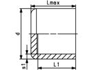 Abschlusskappe PE100 S8 PN 10 d 110mm 753 960 814 - PE100 Stutzenformstücke langschenklig