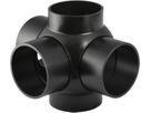 Mehrfach-Abzweig 3-teilig 90° d 110/110mm 367.605.16.1 - Geberit-PE-Formstücke