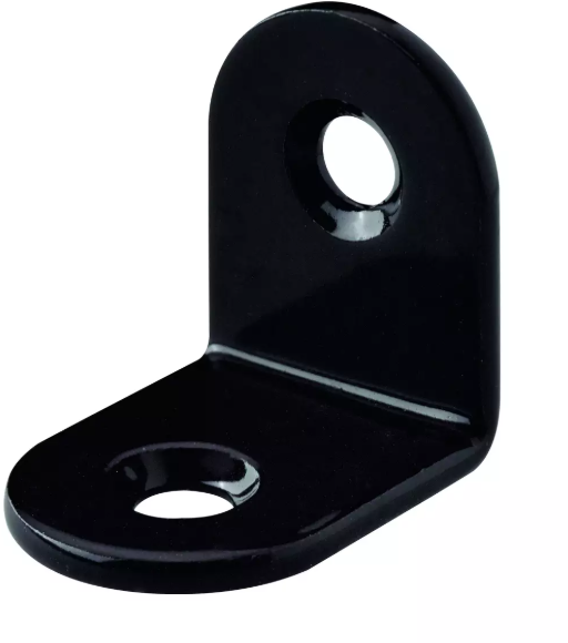 Hettich Stuhlwinkel schwarz, 20 x 20 x 15mm, à 10 Stk - Diverse Möbelbeschläge und Zubehör