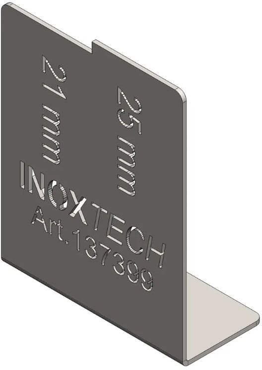 Montagehilfe für Mitteldichtung 21 + 25mm Glas - INOXTECH-Handlauf-/Geländer-System