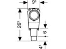 Hygienespülung HS01 50/40mm 1/2" 616.290.00.1 - Geberit Systemventile / Armaturen