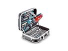 TECHNOCRAFT ABS-Werkzeugkoffer "PRO CHROME 152" 152-tlg., Antrieb 1/4" + 1/2" - Werkzeugkoffer,Sortimentskoffer,Behälter