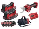 FLEX Pack 2x Grabo + Astschere 18V , 4x 5.0 Ah und Schnelladegerät - Diverse Anbieter