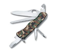 VICTORINOX Taschenmesser Trailmaster schwarz/grün Camouflage, 0.8463.MW94 - Heften, Schneiden
