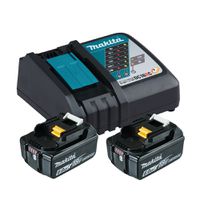 Energiepack-Set EPAC18-602 18V, 2x 6.0 Ah Akku +Ladegerät - Makita Maschinenzubehör