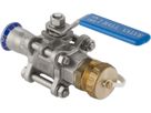 Kugelhahn geflanscht 22mm- 1" 92112 mit Schlauchanschluss - Geberit Systemventile / Armaturen
