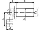 Armaturenanschluss einfach iFit 16/20 H 45 1/2"/3/4" 762 102 357 - GF I-Fit Formstücke + Werkzeuge