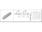 Seilhülse verschraubbar m. Innengew. Seil-Ø 4mm M6 x 15 mm geschl. 1.4301 - INOXTECH-Handlauf-/Geländer-System