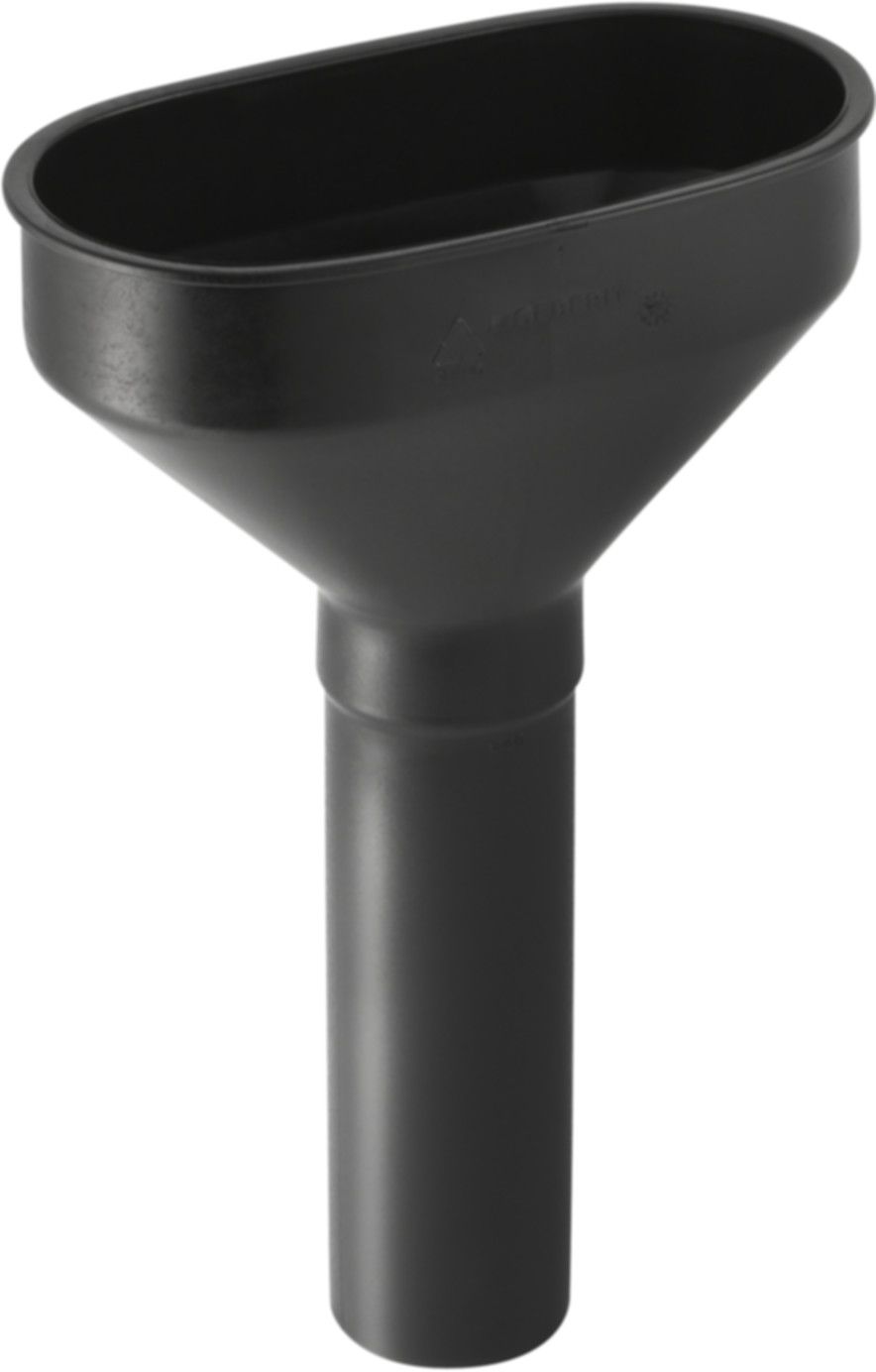 Trichter oval, ohne Rand, mit Ventilsieb d 50mm 352.379.16.1 - Geberit-Sifon + Apparateanschlüsse