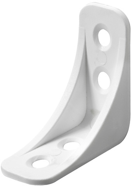 Hettich Kunststoff-Winkel Kunststoff weiss, 40 x 40 x 16mm - Diverse Möbelbeschläge und Zubehör