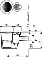 Fig. 1784 010 00 1to """Stadt Basel""" - Bodenabläufe von Roll