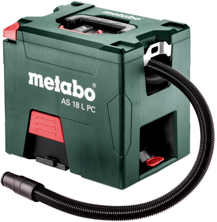Akku-Sauger AS 18 L PC 18V, 7.5l, Schlauch 27mm x 3m, 7.4kg - Metabo Elektrowerkzeuge