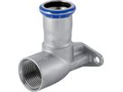 Anschlusswinkel 90° m/IG 22 x 3/4" 33427 mit Wandabstandflansch - Mapress-Sanitär-Presssystem-Formstücke