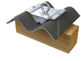 Anschlagpunkt Wellplatten-Dach L-WAVE-100 ABS Lock Wave - ABS Absturzsicherung