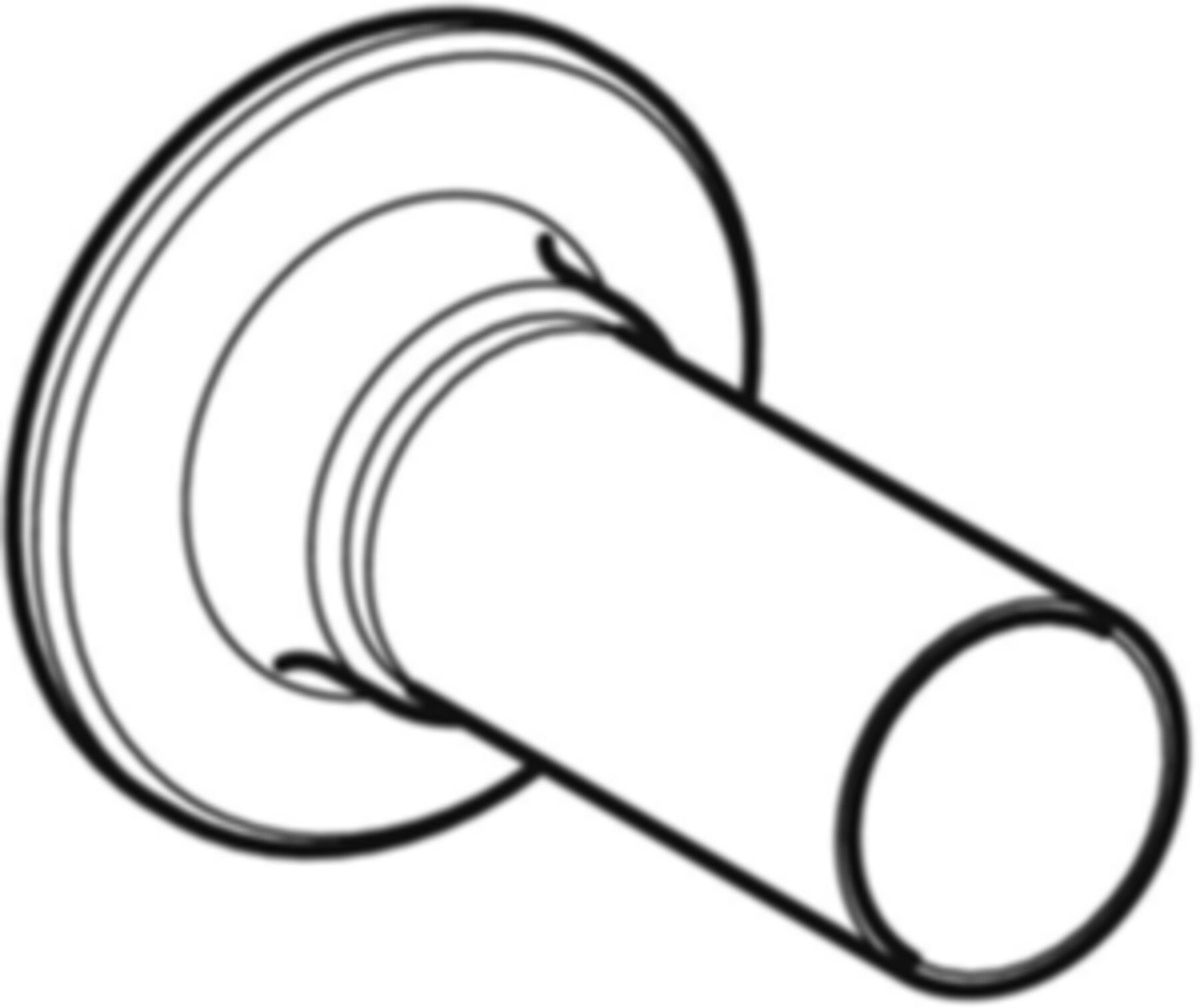 Bund mit Steckende 88.9mm 36147 für Losflansch PN10/16 - Mapress-Sanitär-Supersize-Formstücke