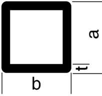 EN 10219 80/80/3.0 mm (12 m) - Hohlprofil, S355, vierkant, kaltgewalzt