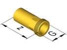 Übergang mit Einsteckende, mit AG falchdichtend d 28 mm - 3/4" 9824.2809 - SudoFIT-Formstücke