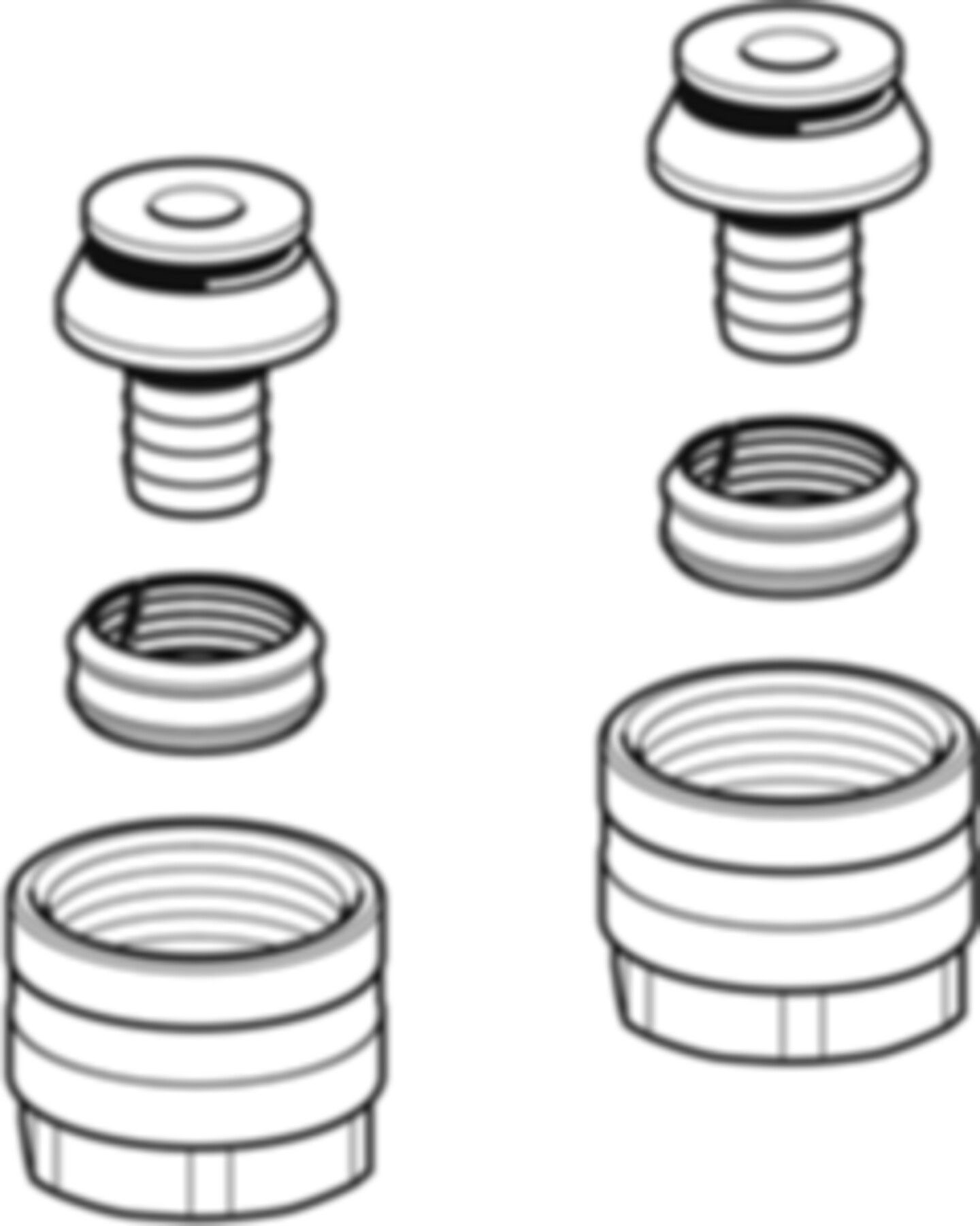 MeplaTherm Anschlussverschraubung zu Eurokonus 3/4" 20mm-2.5 642.534.22.2 - Geberit-Mepla-Formstücke