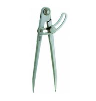 VOGEL Spitzzirkel, mit Stellbogen 150mm, Spitzen gehärtet, INOX - Kontrollieren