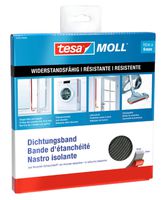 TESA Dichtungsband, Neoprene schwarz 9 x 4mm, L= 10m, 55582-04 - Dichten
