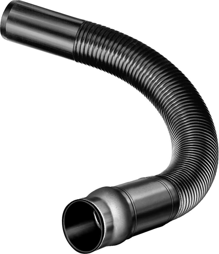 Kabelschutzrohrbogen flexibel aus HDPE NW: 92/80mm, L: 1485mm, mit eins.Muffe - Kabelschutzrohrbogen flexibel