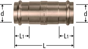 Schiebemuffen NUSSBAUM Optipress-Aquaplus