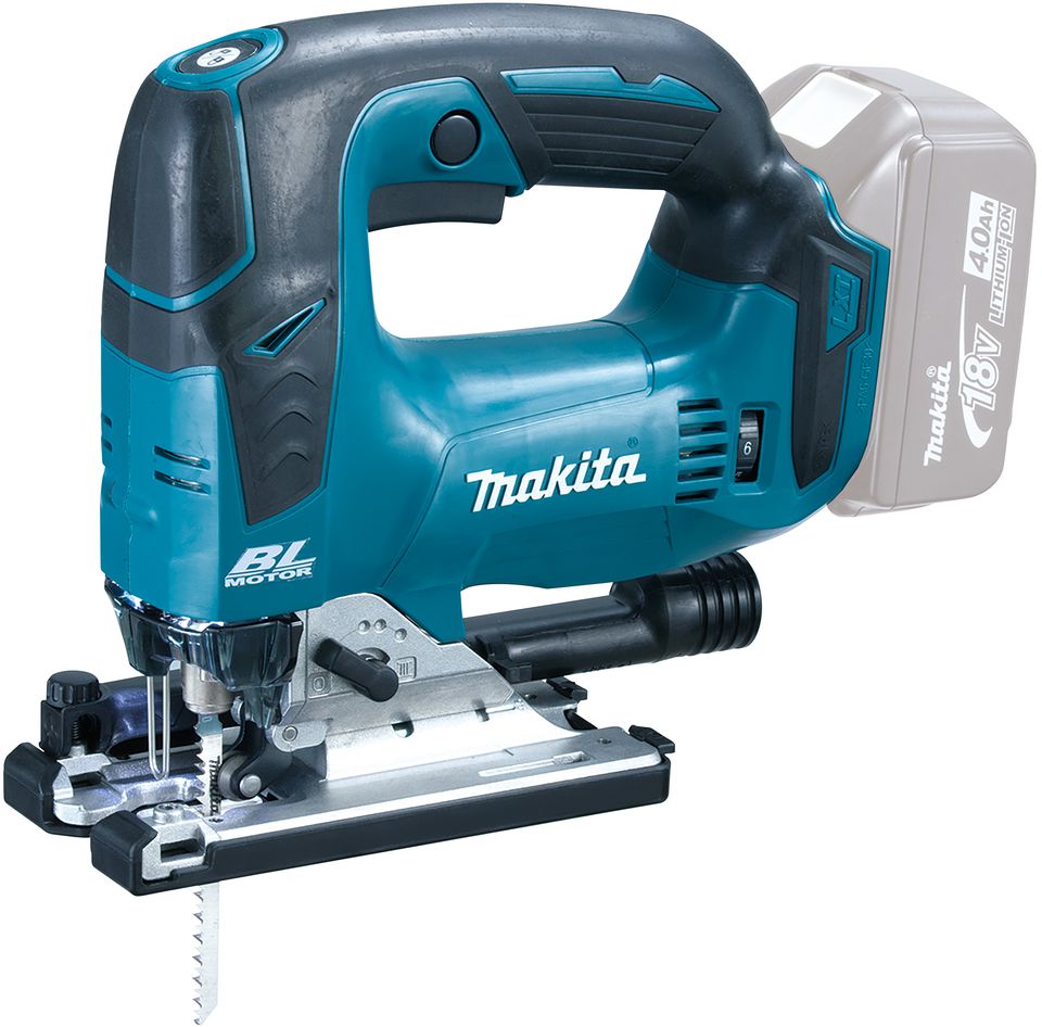 Akku Bügelgriff-Stichsäge DJV182ZJ, 18V, bis 135mm, mit Pendelhub, solo - Makita Elektrowerkzeuge