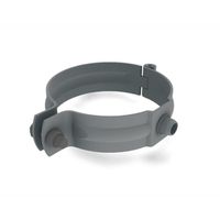 Rohrschelle für Ablaufrohr, mit M10 Gewinde Ø60 mm, P.10 hellgrau 202802 - PREFA Dachentwässerungssysteme