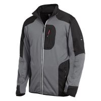 FHB RALF Jersey-Fleece-Jacke grau-schwarz Gr. 2XL - Textilien