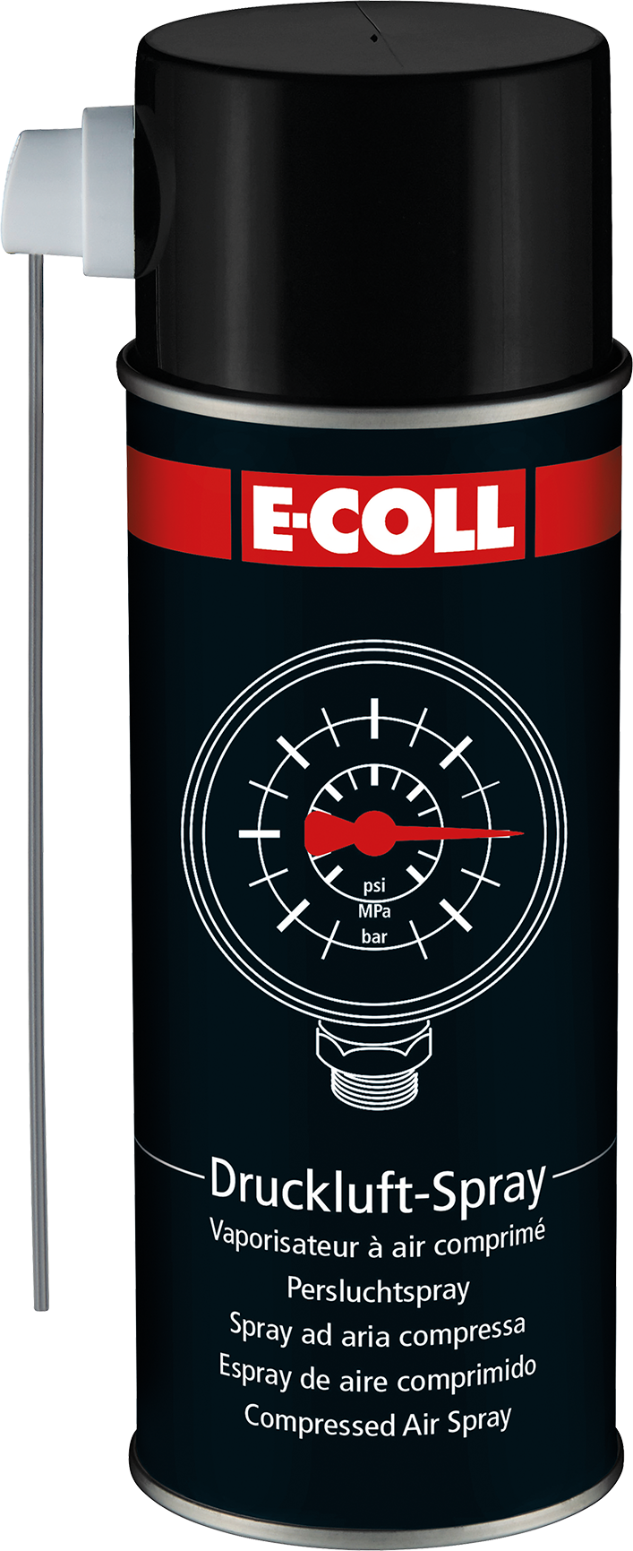 E-COLL Druckluftspray 400ml, für Aus- und Abblasvorgänge - Schmieren