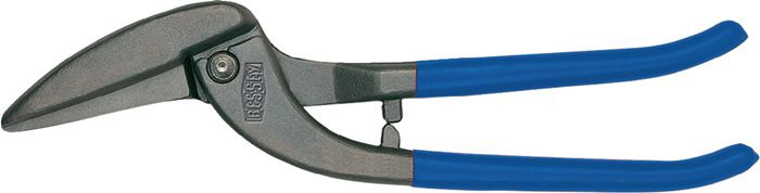 ERDI Durchlaufschere "Pelikan" rechts Edelstahl D218, L= 300mm, blau - Spenglerwerkzeuge