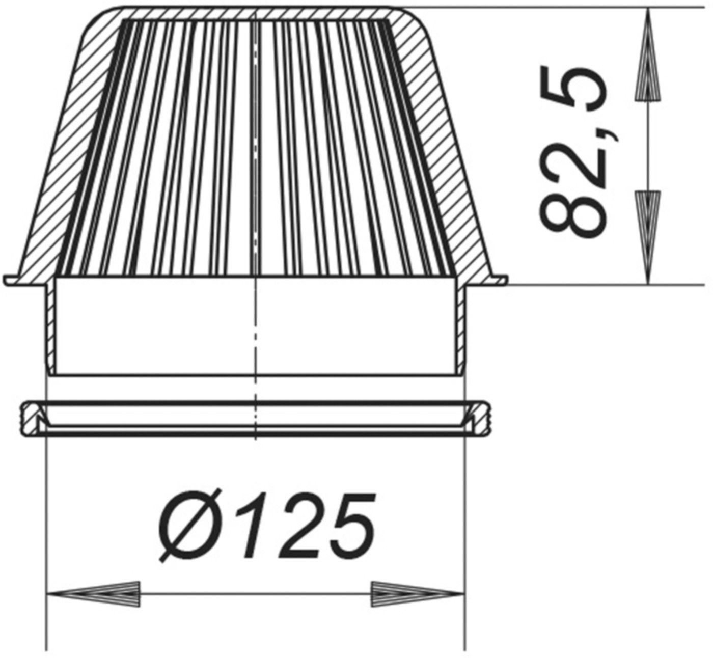 Laubfangkorb SwissUnico 3-620002 zu Dachablauf SwissUnico mit Ausgleichs-Adapter - SCHACO Entwässerungstechnik