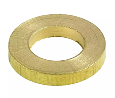 Hettich Distanzring Messing gebürstet, 16.4 x 9 x 2.5mm, à 6 Stk - Diverse Möbelbeschläge und Zubehör