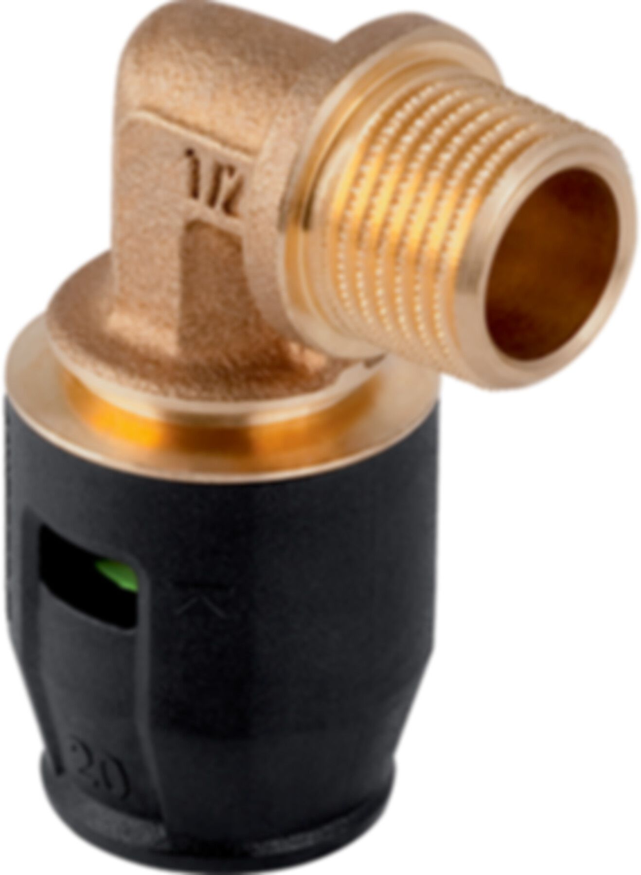 Übergangsbogen 90° m/AG 16mm-1/2" 650.241.00.1 - Geberit-Push Fit-Formstücke