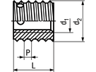 Ensat® Typ 307 kurz St vzb BN20347 M12 - Bossard Schrauben