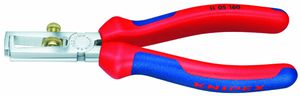 KNIPEX Abisolierzange, verchromt 1105, L= 160mm, Mehrkomp.-Griffhülle - Zangen, Schneiden