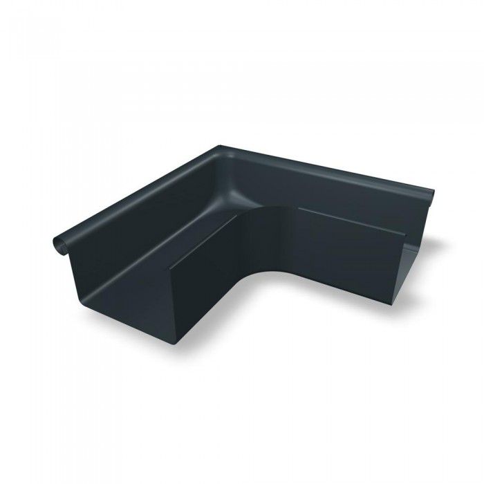 PREFA Kastenrinnenwinkel 90° innen 333 mm P.10 Anthrazit - PREFA Dachentwässerungssysteme