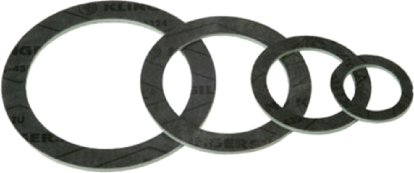Holländer-Dichtung Klinger Sil -10/+120° 20/ 13/2 1/4" Gas+Wasser C-4324 - Dichtungsmaterial