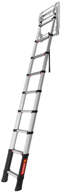 TELESTEPS Dachbodenleiter LOFT MINI 9 Höhe 2250-2450 mm , 9 Tritte , max 150 kg - Garten